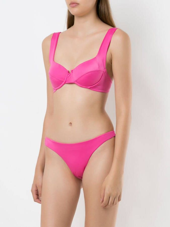 Brigitte High waist bikini Roze