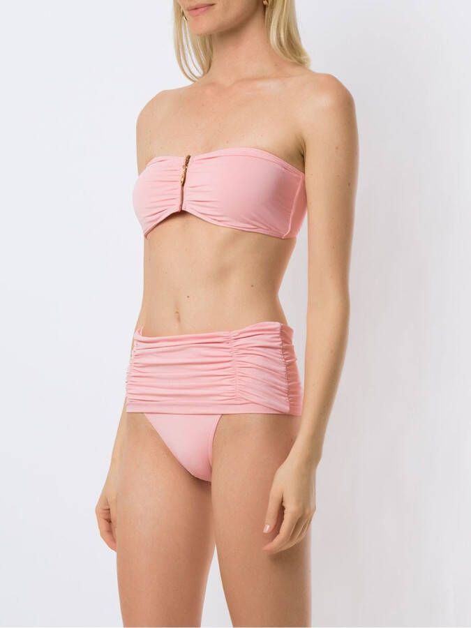 Brigitte Strapless bikini Roze