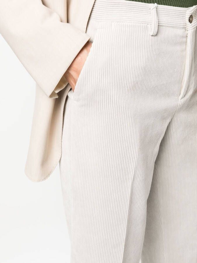 Briglia 1949 Ribgebreide broek Beige