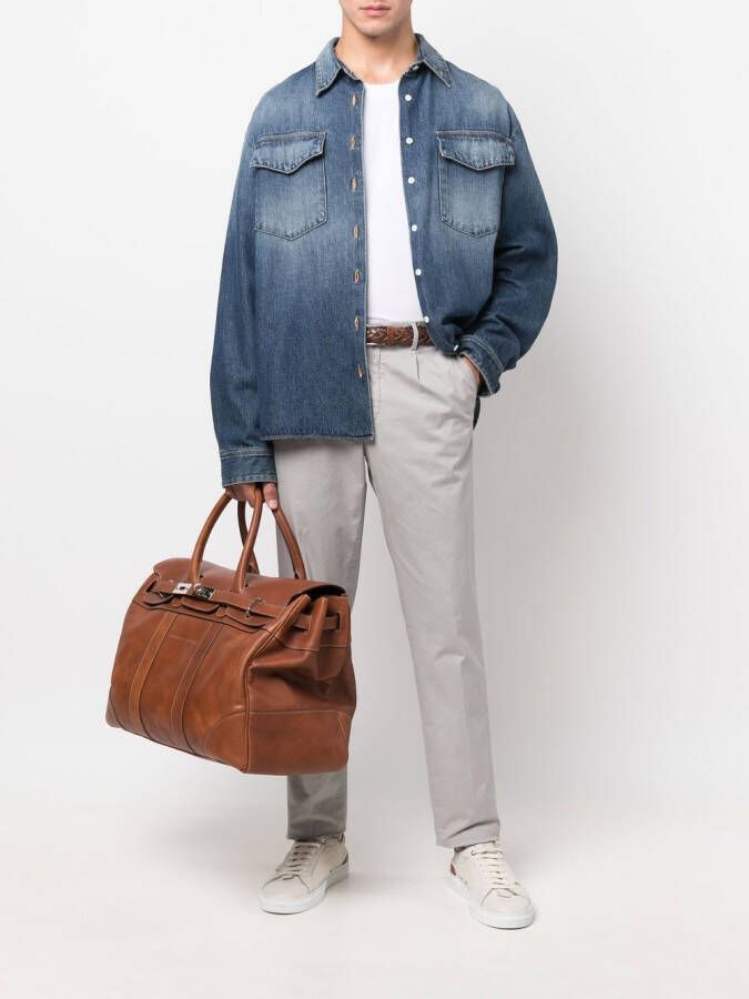 Briglia 1949 Slim-fit chino Grijs