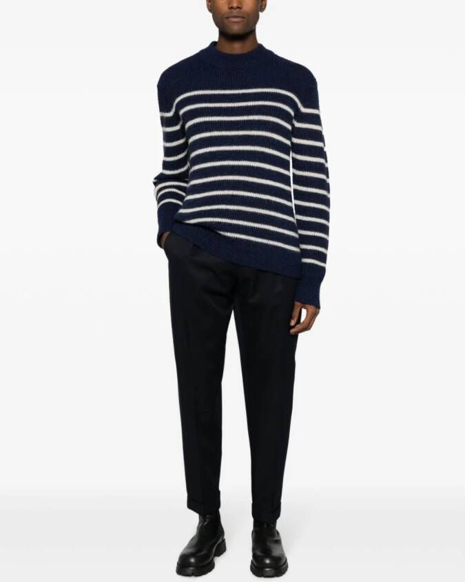 Briglia 1949 Tokyo broek met toelopende pijpen Blauw