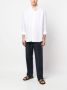 Brioni Overhemd met bandkraag Wit - Thumbnail 2