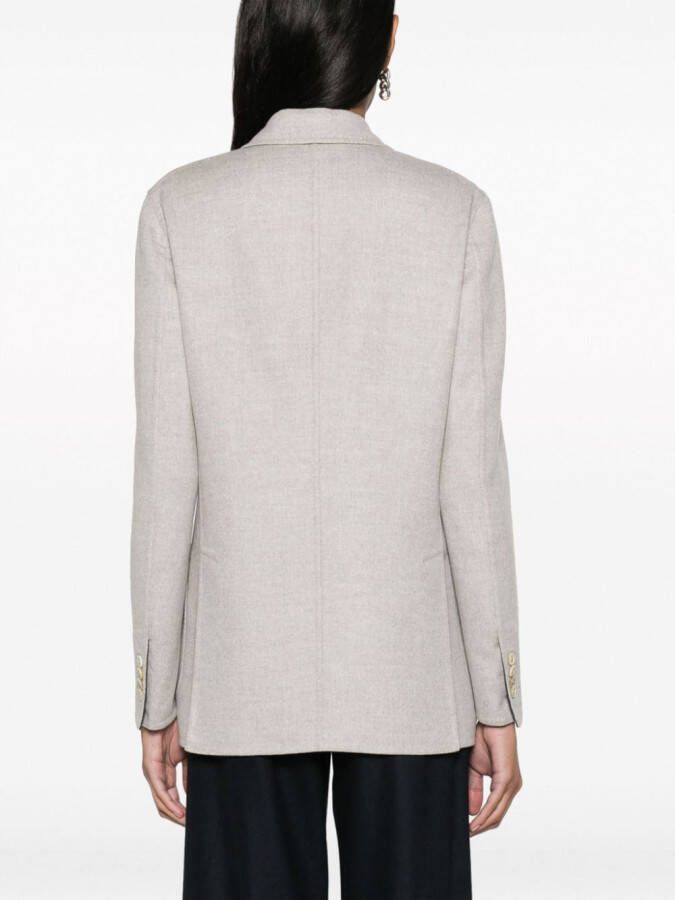 Brioni Blazer met dubbele rij knopen Beige