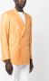 Brioni Blazer met dubbele rij knopen Oranje - Thumbnail 3