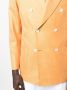 Brioni Blazer met dubbele rij knopen Oranje - Thumbnail 5