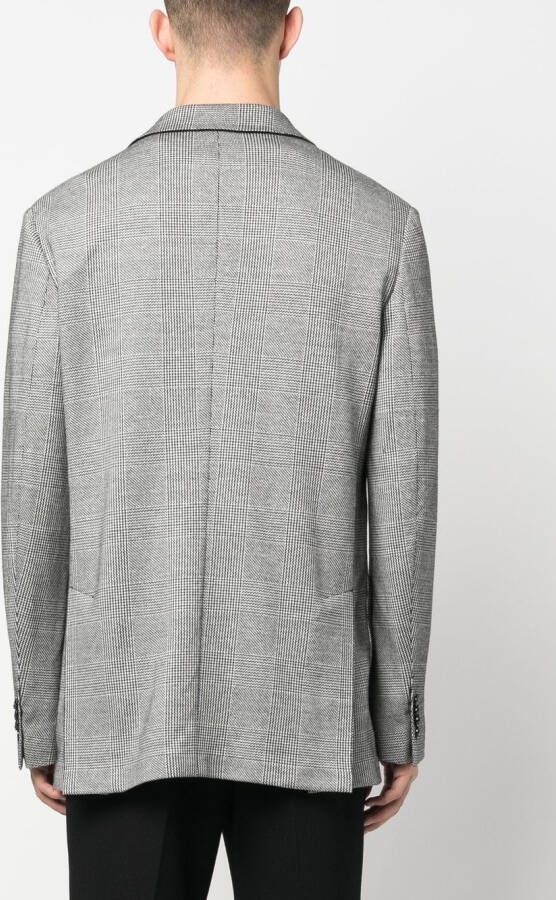 Brioni Blazer met enkele rij knopen Zwart