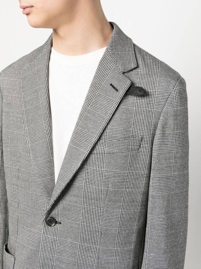 Brioni Blazer met enkele rij knopen Zwart
