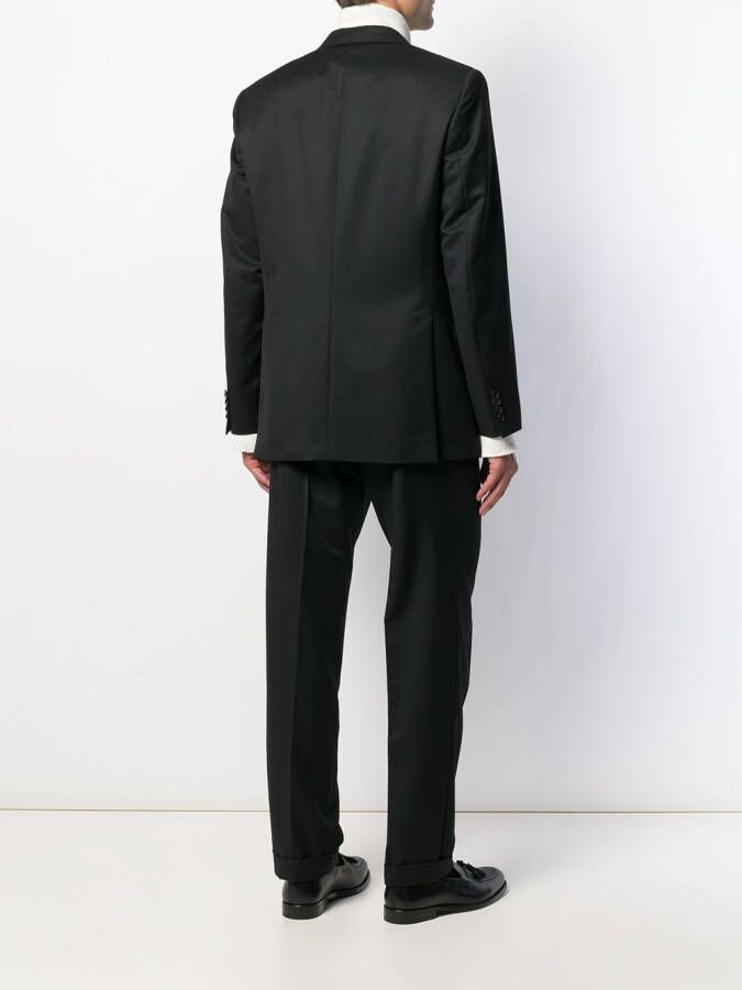 Brioni Blazer met enkele rij knopen Zwart