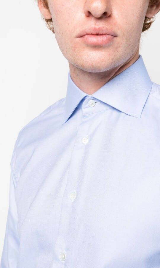 Brioni Button-up overhemd Blauw
