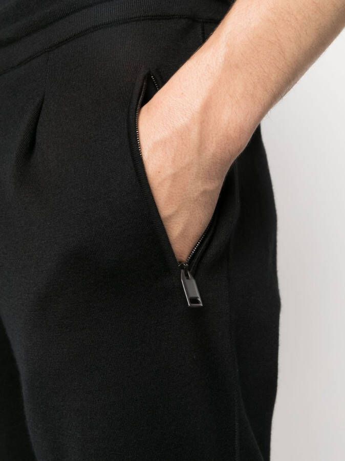 Brioni Broek met trekkoordtaille Zwart
