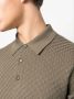 Brioni Gebreid poloshirt Groen - Thumbnail 5
