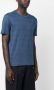 Brioni Linnen T-shirt Blauw - Thumbnail 3