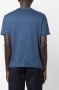 Brioni Linnen T-shirt Blauw - Thumbnail 4