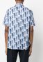 Brioni Overhemd met geometrische print Blauw - Thumbnail 4
