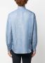 Brioni Overhemd met puntige kraag Blauw - Thumbnail 4