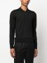Brioni Poloshirt met lange mouwen Zwart - Thumbnail 3