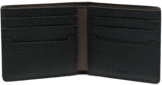 Brioni Portemonnee met logoplakkaat Zwart