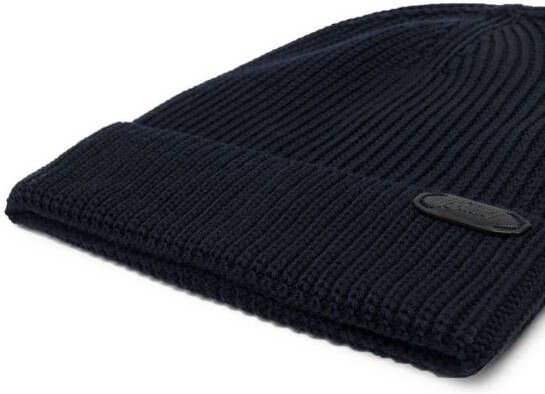 Brioni Ribgebreide trui Blauw
