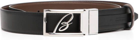 Brioni Riem met logoplakkaat Bruin