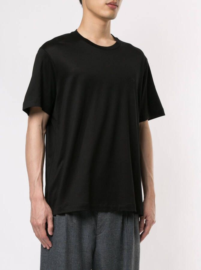 Brioni Slim-fit T-shirt Zwart