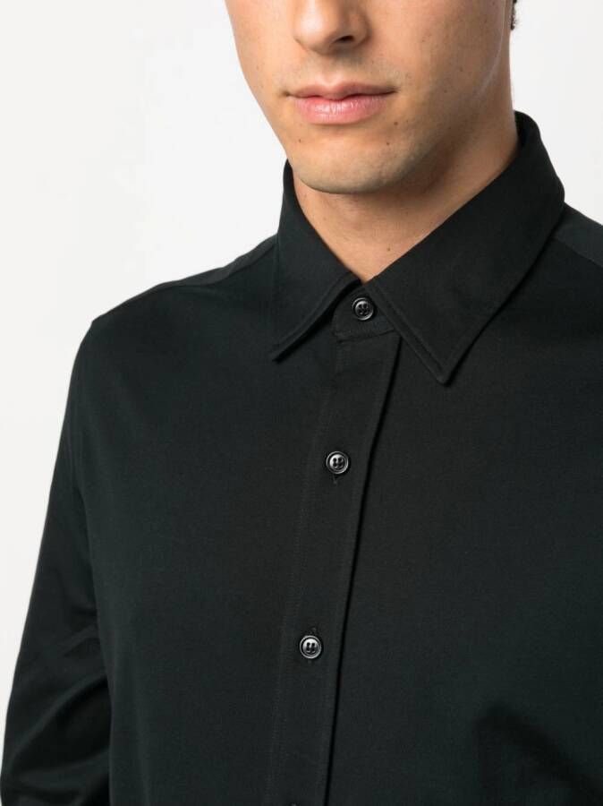 Brioni Overhemd met gespreide kraag Zwart