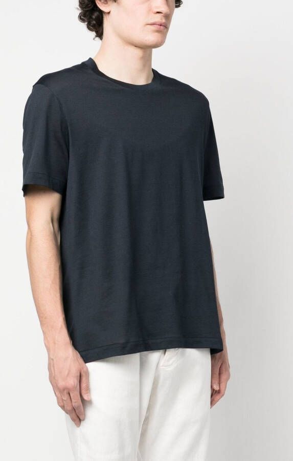 Brioni T-shirt met ronde hals Blauw