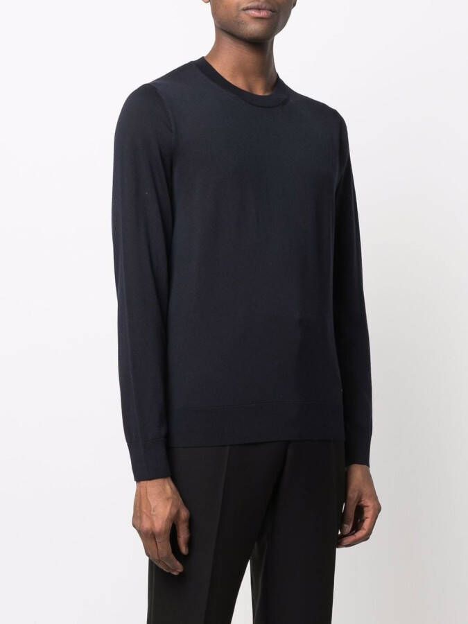 Brioni Fijngebreide trui Blauw