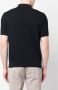 Brioni Gebreid poloshirt Blauw - Thumbnail 4