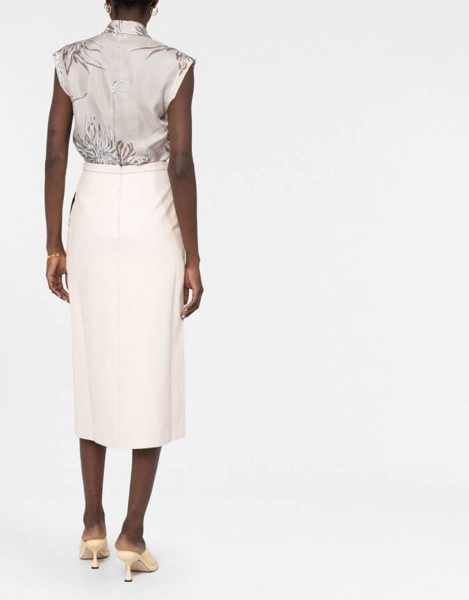 Brunello Cucinelli Zijden blouse Beige