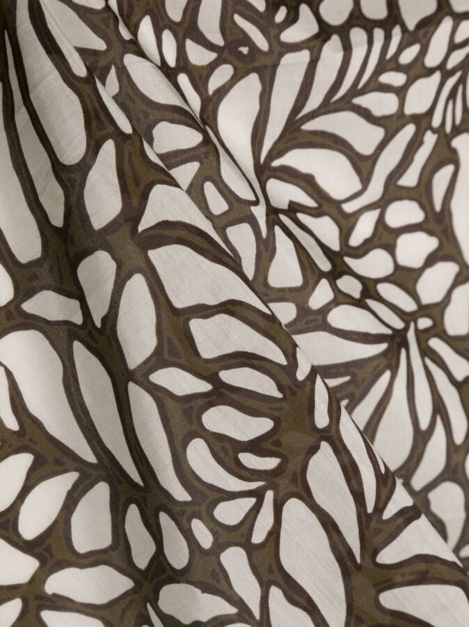 Brunello Cucinelli Sjaal met print Groen