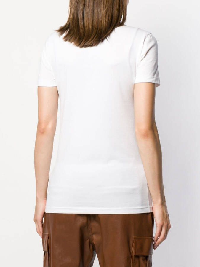 Brunello Cucinelli basic T-shirt Wit