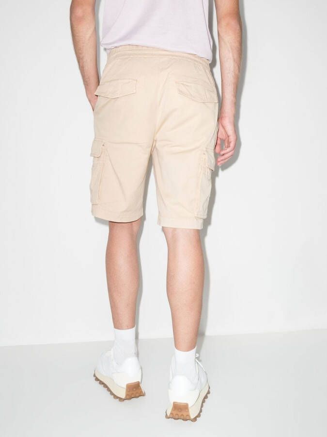 Brunello Cucinelli Bermuda shorts met trekkoordtaille Beige