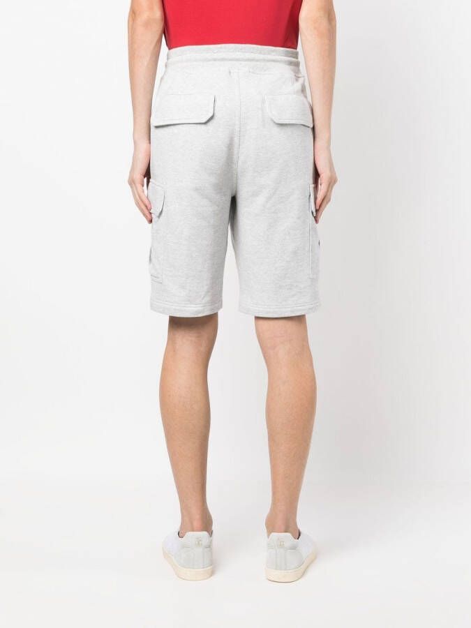 Brunello Cucinelli Bermuda shorts met trekkoordtaille Grijs