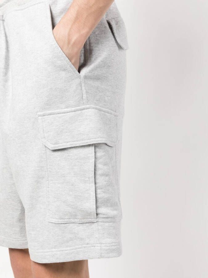 Brunello Cucinelli Bermuda shorts met trekkoordtaille Grijs