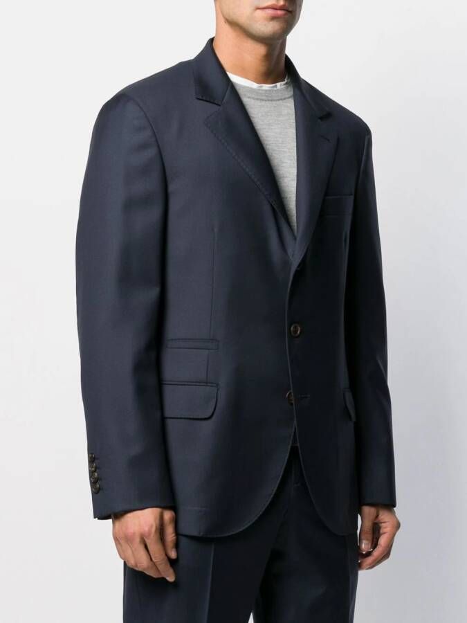 Brunello Cucinelli Blazer Blauw