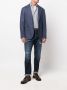 Brunello Cucinelli Blazer met enkele rij knopen Blauw - Thumbnail 2