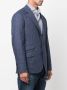Brunello Cucinelli Blazer met enkele rij knopen Blauw - Thumbnail 3