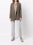 Brunello Cucinelli Blazer met enkele rij knopen Groen - Thumbnail 2