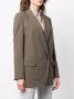 Brunello Cucinelli Blazer met enkele rij knopen Groen - Thumbnail 3