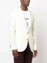 Brunello Cucinelli Blazer met enkele rij knopen Wit - Thumbnail 3