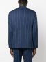 Brunello Cucinelli Blazer met krijtstreep Blauw - Thumbnail 4