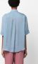 Brunello Cucinelli Blouse met korte mouwen Blauw - Thumbnail 4