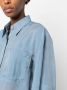 Brunello Cucinelli Blouse met korte mouwen Blauw - Thumbnail 5