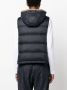 Brunello Cucinelli Bodywarmer met capuchon Blauw - Thumbnail 4