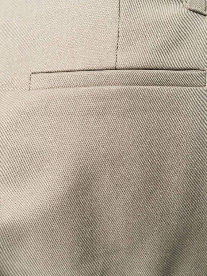 Brunello Cucinelli Broek met elastische taille Groen