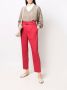 Brunello Cucinelli Broek met paperbag taille Rood - Thumbnail 2