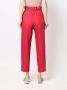 Brunello Cucinelli Broek met paperbag taille Rood - Thumbnail 4
