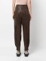 Brunello Cucinelli Broek met toelopende pijpen Bruin - Thumbnail 4