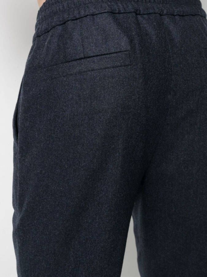 Brunello Cucinelli Broek met trekkoord Blauw