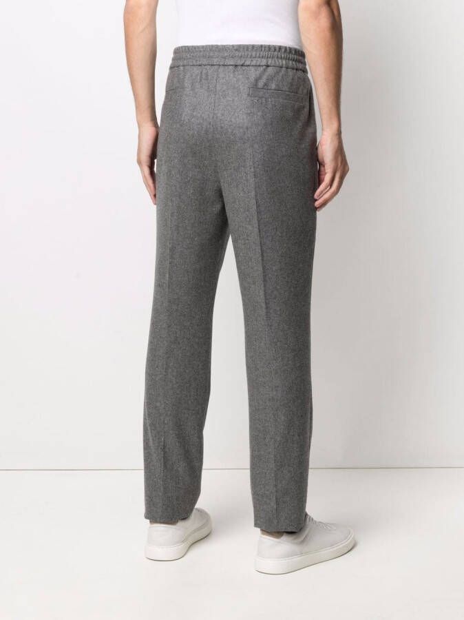 Brunello Cucinelli Broek met trekkoord Grijs